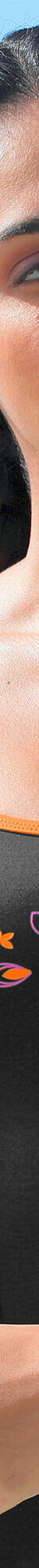 Combishort de bain  (noir / orange) Combishort de bain  (noir / orange)